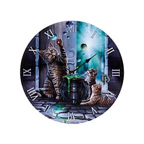 Reloj de Pared Lisa Parker Gato y Gatito Hubble Bubble 