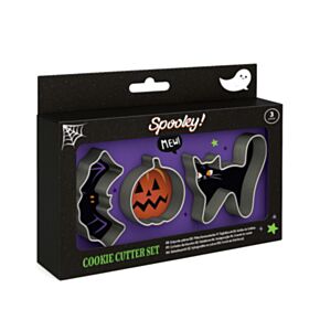 Set 3 Cortadores de Galletas Spooky Espeluznante