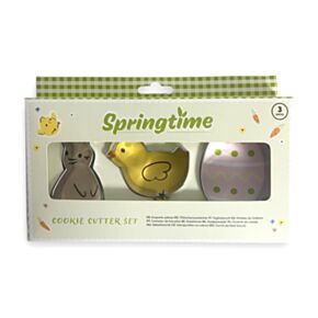 Set 3 Cortadores de Galletas Primavera Springtime 
