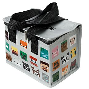 Bolsa Refrigerante RPET Caras Minecraft Bolsa Refrigerante RPET Caras Minecraft