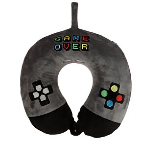 Almohada de Viaje con Memoria de Forma Game Over Relaxeazzz Almohada de Viaje con Memoria de Forma Game Over Relaxeazzz