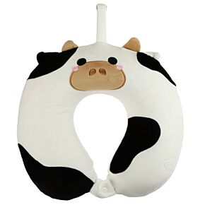 Almohada de Viaje con Memoria de Forma Vaca Adoramals Relaxeazzz