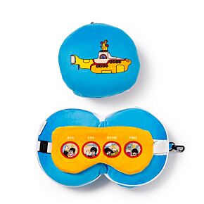 Almohada de Viaje con Antifaz Relaxeazzz Submarino Amarillo