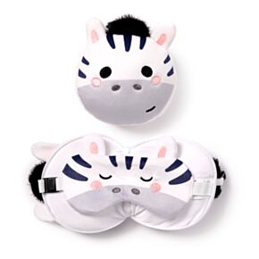 Almohada de Viaje con Antifaz Relaxeazzz La Cebra Bali Adoramals