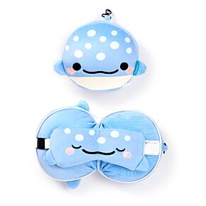 Almohada de Viaje con Antifaz Relaxeazzz Adoramals Aoi el Tiburón Ballena Almohada de Viaje con Antifaz Relaxeazzz Adoramals Aoi el Tiburón Ballena