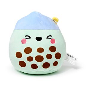 Cojín de Peluche Squidglys Foodiemals Matcha Té con Burbujas 