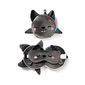 Almohada de Viaje con Antifaz Relaxeazzz Murciélago Dexter Adoramals