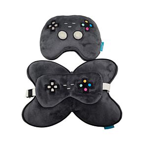 Almohada de Viaje con Antifaf Relaxeazzz Mando Videojuegos Game Over