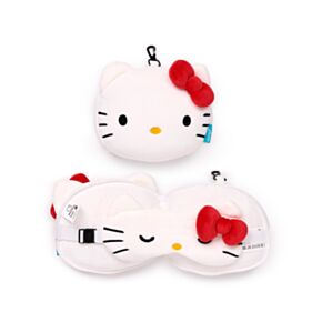 Almohada de Viaje con Antifaz Relaxeazzz Hello Kitty 