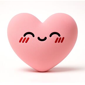 Cojín de Peluche Squidglys Corazón Rosa J'Adoramals 