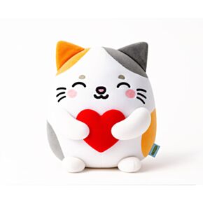 Cojín de Peluche Squidglys Gato con Corazón  J'Adoramals 