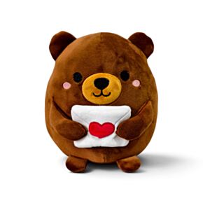 Cojín de Peluche Squidglys Osito con Carta de Amor J'Adoramals 