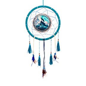 Atrapasueños Espíritu de la Manada de Lobos 33cm