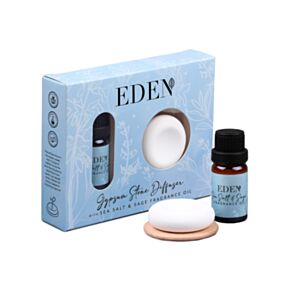 Set de Difusor de Piedra y Aceite de Sal Marina y Savia 