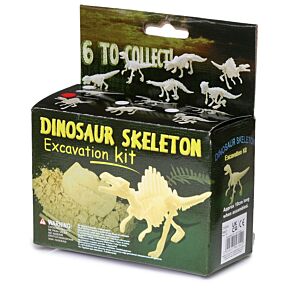 Kit de Excavación Juguete Esqueleto de Dinosaurio Pequeño Kit de Excavación Juguete Esqueleto de Dinosaurio Pequeño