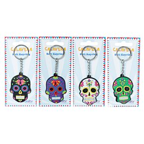 Llavero de PVC Calavera Mexicana Llavero de PVC Calavera Mexicana