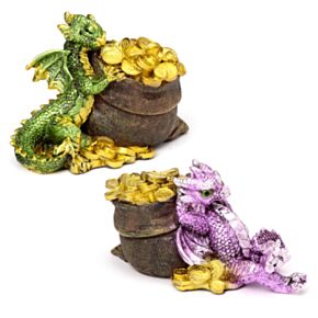 Figura de Dragón Tesoro de los Elementos