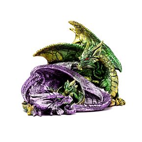 Figura de Dragón Familia de Dragones Pesadilla Encantada Figura de Dragón Familia de Dragones Pesadilla Encantada