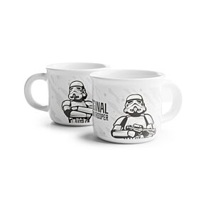 Set de 2 Tazas de Café de Porcelana Soldado Imperial Stormtrooper