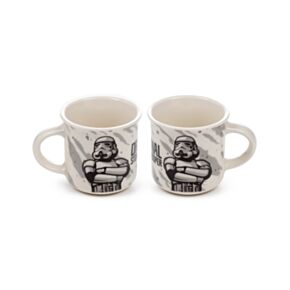 Set de 2 Tazas de Café de Porcelana Soldado Imperial Stormtrooper