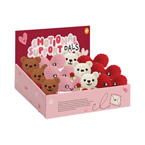 Animalitos y Corazones de crochet con mensajes reconfortantes Corazón Amore 