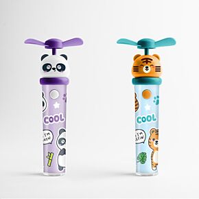 Ventilador Portátil Recargable Animales Adorables Adoramals Wild 