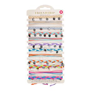 Pulsera Boho tejida y trenzada con dijes