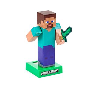 Muñeco Solar Steve Minecraft