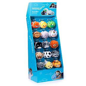 Expositor Independiente 15 Ganchos Almohadas de Viaje y Antifaz Relaxeazzz Expositor Independiente 15 Ganchos Almohadas de Viaje y Antifaz Relaxeazzz