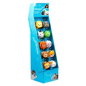 Expositor FSDU 10 Ganchos para Almohadas de Viaje Relaxeazzz