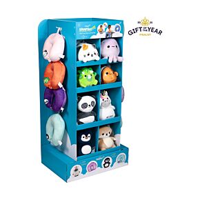 Expositor FSDU con 8 Estantes para Almohadas de Viaje y Cojines de Peluche