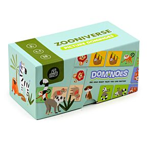 Set de Dominó Infantil - Animales del Zoo Zooniverse