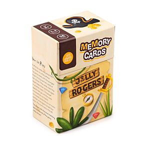 Set Juego Cartas de Memoria - Piratas Jolly Rogers