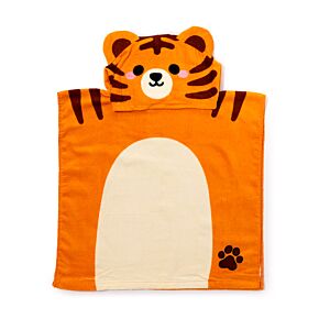 Poncho Toalla con Capucha El Tigre Alfie Adoramals Salvajes Adoramals