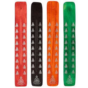 Quemador de Incienso de Madera de Mang Árbol de la Vida con Buda