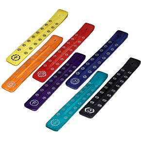 Quemador de Varillas Incienso Madera de Mango Chakra Audaz Quemador de Varillas Incienso Madera de Mango Chakra Audaz