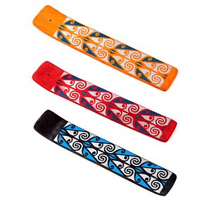 Quemador de Incienso Madera de Mango Tribal