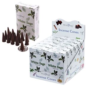 37176 Conos de Incienso Stamford Premium Salvia Blanca