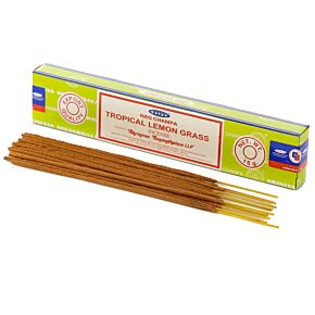 01366 Varillas de Incienso Satya Nag Champa Tropical Lemon Grass 01366 Varillas de Incienso Satya Nag Champa Tropical Lemon Grass