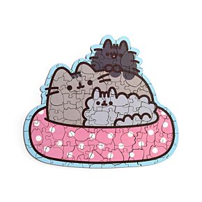 Puzzle de 130 Piezas con Forma de Gato Pusheen 