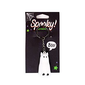 Llavero 3D de PVC Fantasma Spooky Espeluznante
