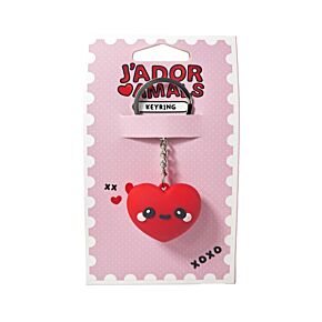 Llavero 3D de PVC Corazón J´Adoramals Heart XOXO Llavero 3D de PVC Corazón J´Adoramals Heart XOXO