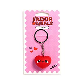 Llavero 3D de PVC Corazón J´Adoramals Heart XOXO Llavero 3D de PVC Corazón J´Adoramals Heart XOXO