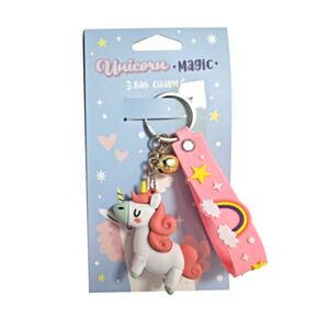 Llavero 3D con forma de Unicornio Mágico 