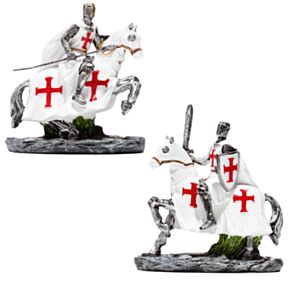 Figura Caballero de las Cruzadas Defensor a Caballo