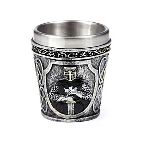 Vaso de Chupito Caballero Medieval Negro