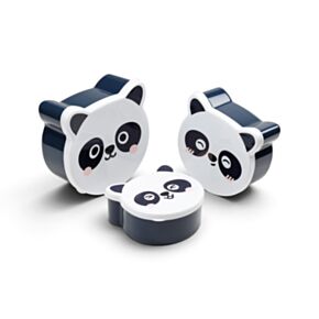 Set de 3 Fiambreras Táper  S/M/L  Panda Adoramals 