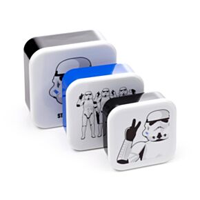 Set de 3 Fiambreras Táper Soldado Imperial Stormtrooper M L XL
