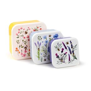 Set de 3 Fiambreras Táper Infantiles M/L/XL Abejas y Néctar