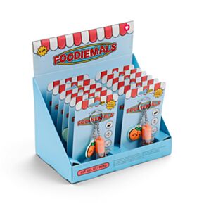 Llavero Brillo de Labios Melocotón Foodiemals con Charm